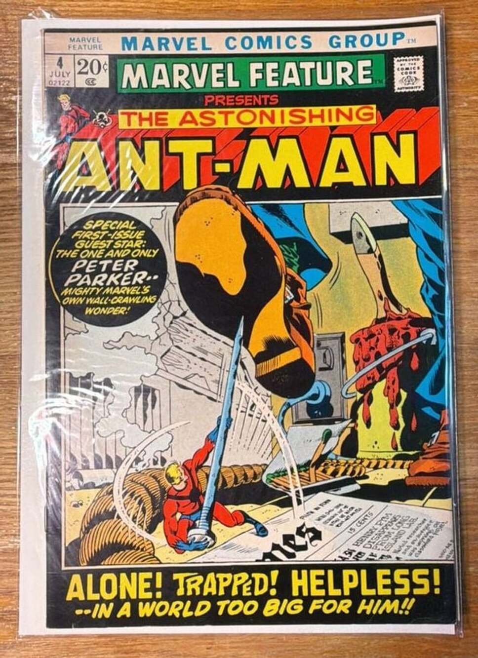 Marvel Feature #4 The Astonishing Ant-Man Comic Book (July 1972)
